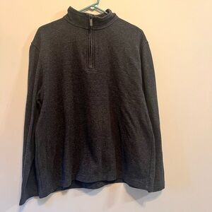 Van Heusen Men's Black Quarter-Zip Sweater